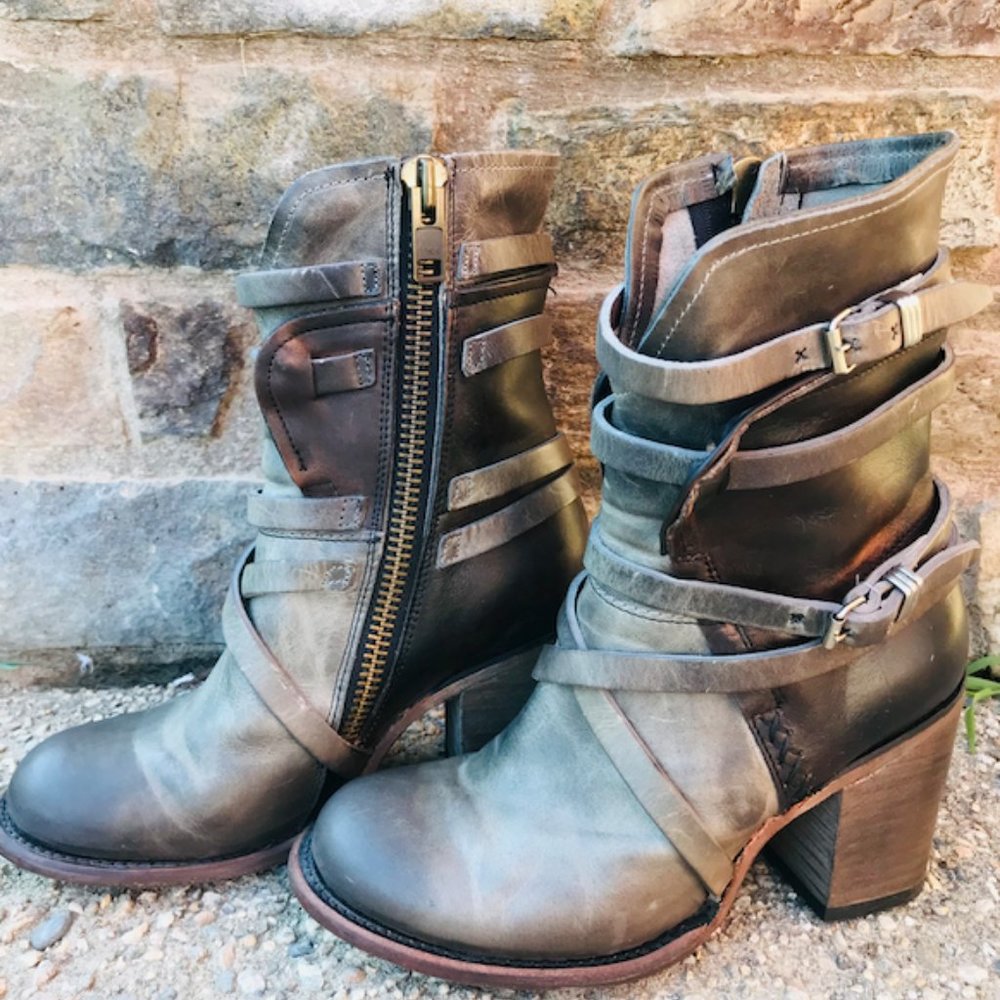 Freebird BAKER Boots/Booties Stone Size 7 - Picture 3 of 13